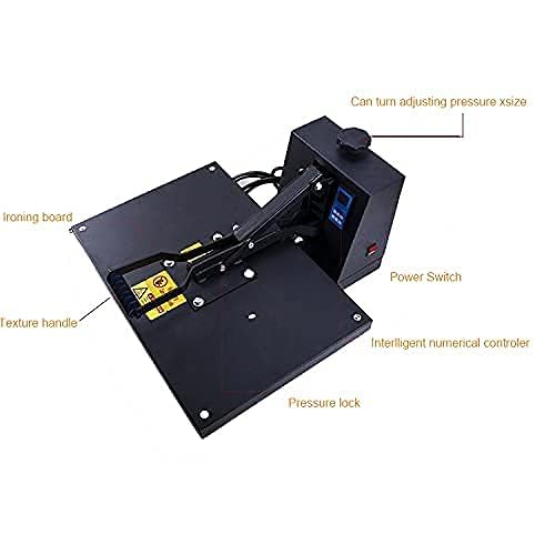 Image of Good Luck Printing Solutions Heat Press Machine 15x15 | Heavy Duty | Multifunctional Use | DTF Printing |Sublimation Printing | Vinyl Printing | Screen Printing | Fusing Machine