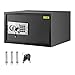 VEVOR Cassaforte da Armadio 28L, Cassaforte da Mobile Premium in Nero, Cassaforte Elettronica con 2 Chiavi, Cassaforte da Cassetto in Acciaio al Carbonio, con Borsa Ignifuga, per Casa, Hotel, Ufficio