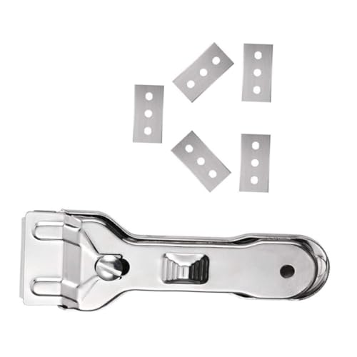 Zerodeko Set of 6 Non Scratch Ceramic Scraper Blades Glass Hob Scraper Window Scraper Paint Scraper