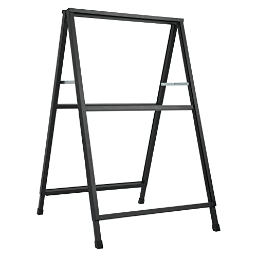 Zegneer Sidewalk Sign Board Curb Sign 24X36 Inch Slide In Double Sided Display Foldable And Portable Comes With Carry Handle And 2 Portable Double-Sided Plastic Boards #TOP6