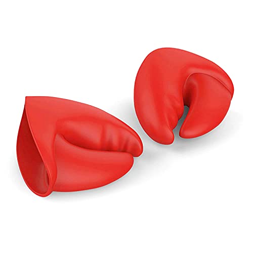 Genuine Fred Pot Pinchers Silicone Pot Holders,Red by Genuine Fred - Image 2
