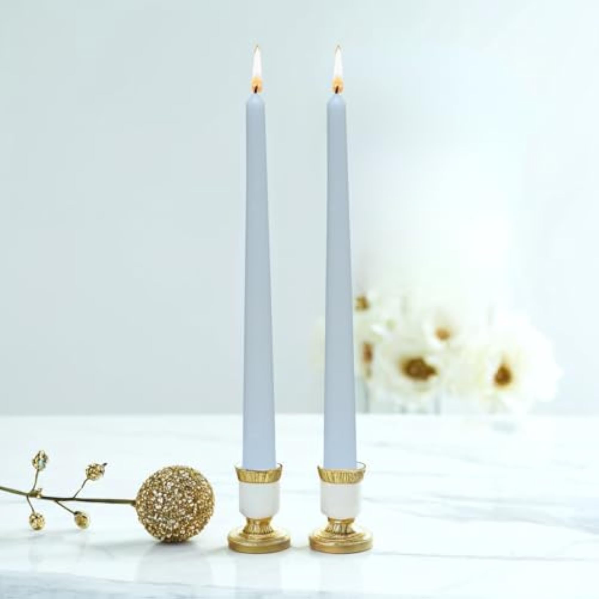 Everyday Unscented Taper Candles for Home & Events