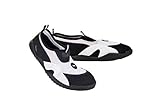 Seac Erwachsene Hawaii Wassersportschuhe Aquaschuhe Surfschuhe Strandschuhe Neoprenschuhe Für Damen Und Herren, Schwarz/Weiß, 38