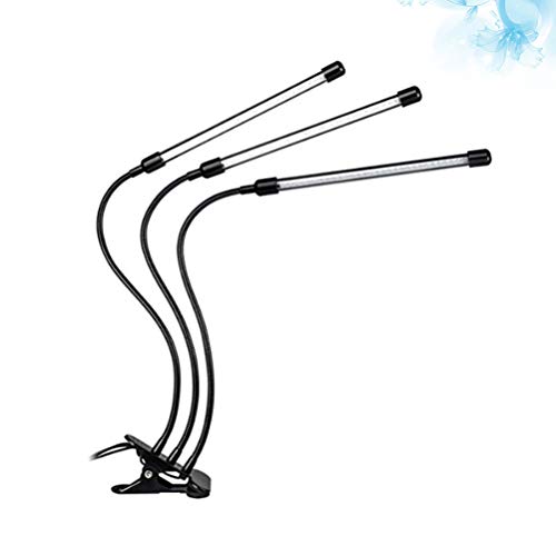 Lurrose Luz de cultivo de plantas, luz de LED para cultivo de plantas internas, espectro completo, 3