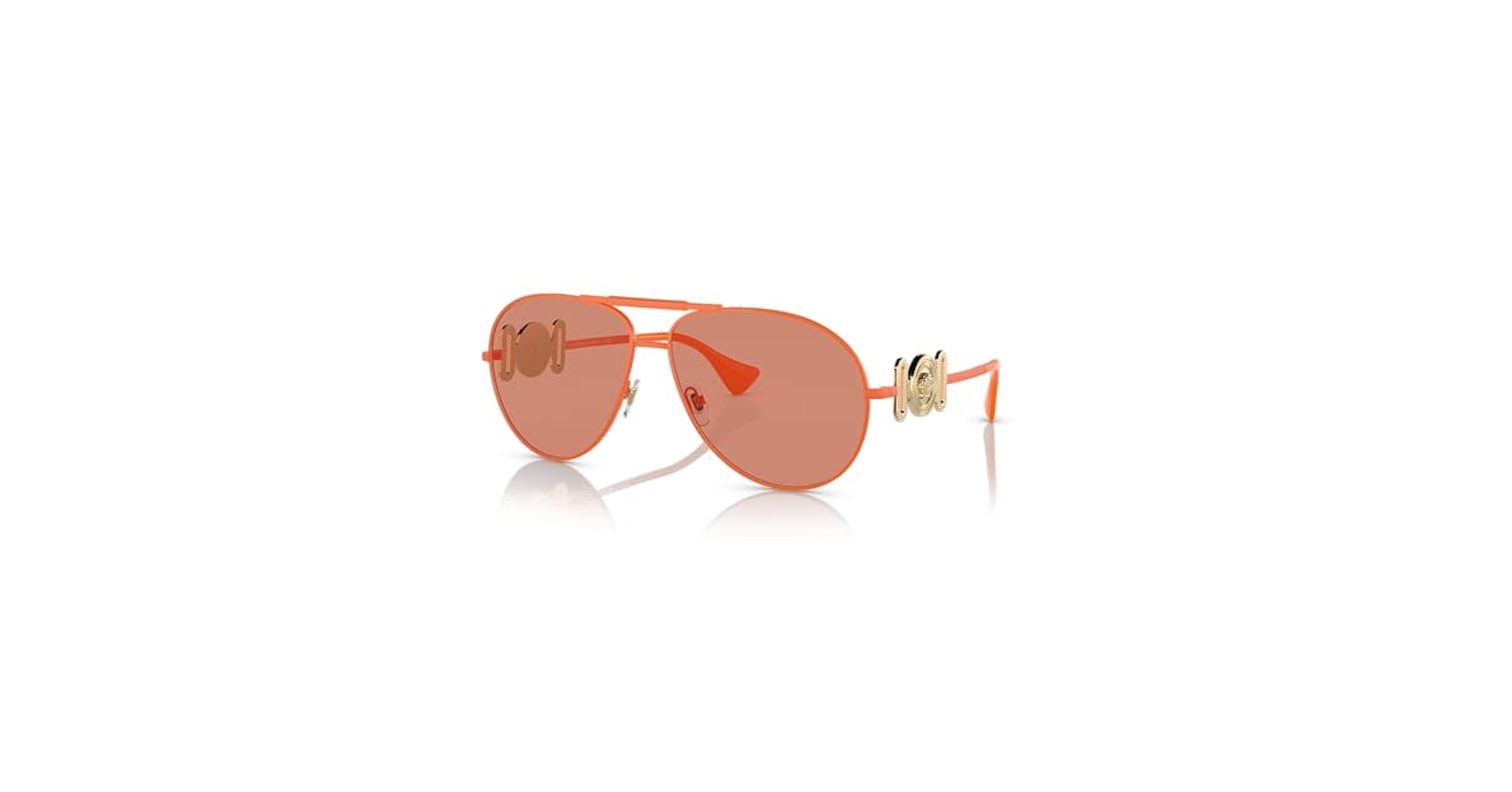 ヴェルサーチ　サンバイザー Amazon.com: Versace Unisex Sunglasses Gold Frame, Dark Grey