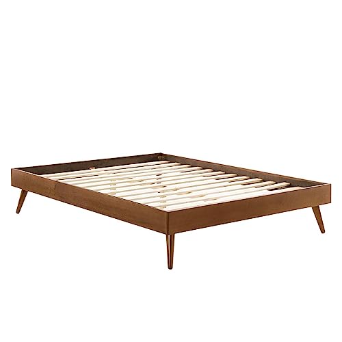 Modway Margo King Wood Platform Bed Frame In Walnut #TOP21