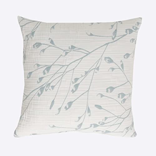 La Mallorquina Funda de Cojín - Malia (050x050 cm - Blanco) - Cojines para Sofá o Cama Cover