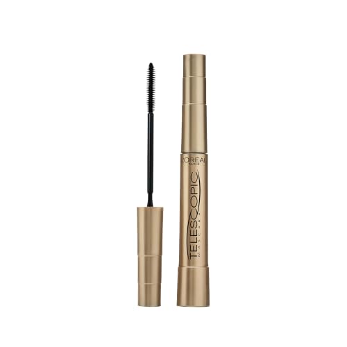 LOréal Paris Mascara Telescopic Original Mascara to Achieve Dramatic Length & Definition Up to +71% Lengthening Effect Smudge-Resistant and Long-Wearing Formula for Up to 36H Wear 8ml