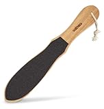 ALTA CALIDAD CON DISEÑO COMPACTO: La lima de pie de dos caras está fabricada con materiales de alta calidad, como su robusto mango de madera que por su diseño ergonómico se sostiene muy bien en la mano lo que permite usarlo fácilmente.