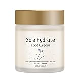 5er Pack Fußcreme für rissige Fersen, 5x60g Schrundensalbe zur Hornhautentfernung, Regenerierende Fußpflege Creme für trockene Füße, Reparatur & Feuchtigkeit, Unisex Fußbalsam