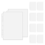 Photo Card Collector Binder- A5 A6 Clear Waterproof Storage Album, 10 Sheet...