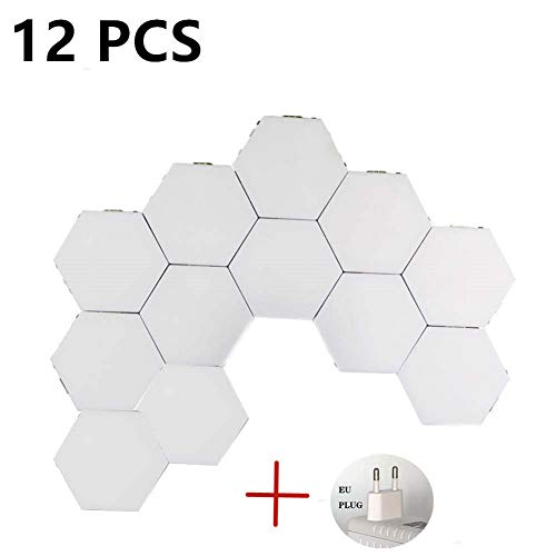 Preisvergleich Produktbild MDHANBK Wandleuchte, DIY Touch Switch Quantenlampe, LED Sechskantlampe modular