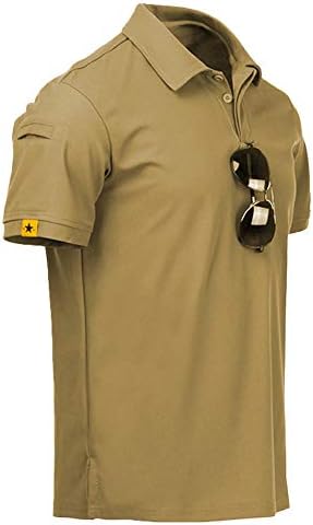 ZITY Mens Polo Shirt Short Sleeve Moisture Wicking Athletic Golf Polos