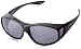 Solar Shield Yukon Polarized Square Sunglasses,Black,54 mm