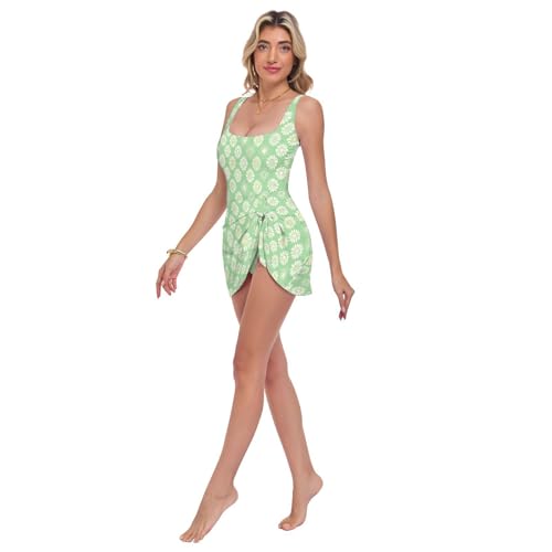 Maillot de bain une pièce vert pour vos vacances d'été à la plage - 2