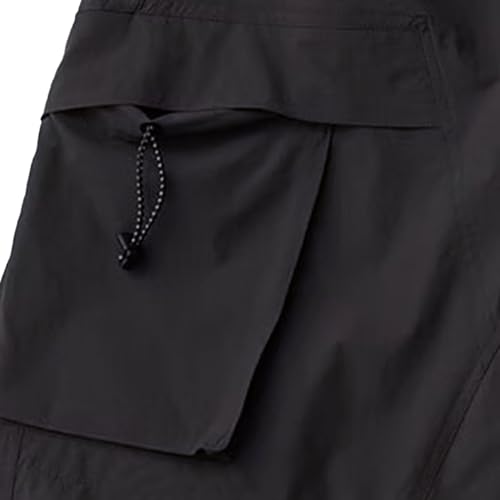 Men's Cargo with Belt Shorts Elastic Waist Tactical Relaxed Fit Short Workwear Outdoor Loose Short Pants3