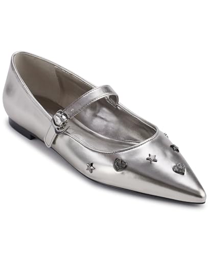 Sandales plates Karl Lagerfeld Veyda pour femme chaussures Mary Jane étain 37.5