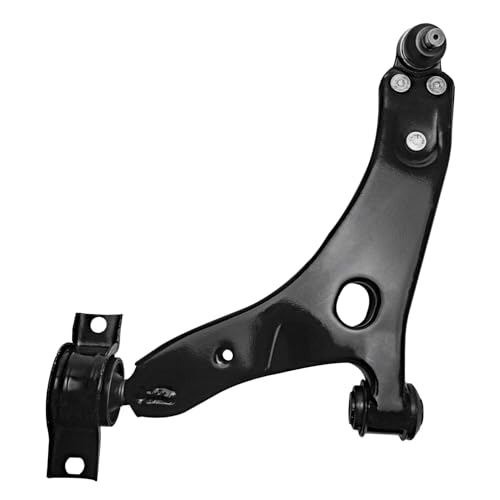 Image of Detroit Axle - Front Control Arms Tie Rods Kit for Ford 2000-2004 Focus, 2 Lower Control Arms with Ball Joint 4 Outer Inner Tie Rod Ends 2001 2002 2003 Replacement