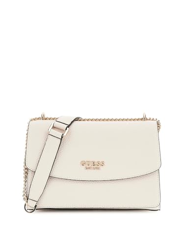 GUESS Calista Convertible Xbody Flap Bag Bone