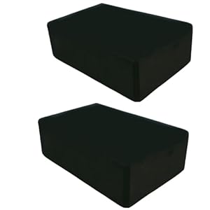 Yoga Blocks 2 Pack, Lightweight Premium EVA Foam Yoga Blocks, Non Slip Supportive Foam Blocks Yoga Prop Accessories for Yoga, Pilates, Stretching and Meditation, Women Men Yogi Yoga Beginners (2pc)