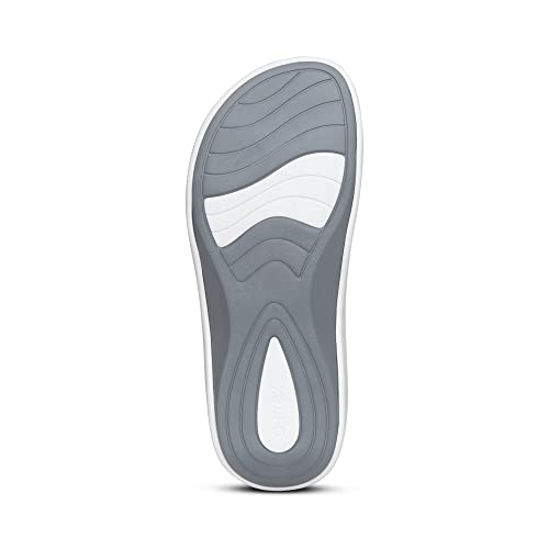Image of Aetrex Maui Orthopedic Flip Flops for Women Arch Support - Pressure Relief Water-friendly Shock Absorption Super Soft UltraSky EVA Foam Flip Flops