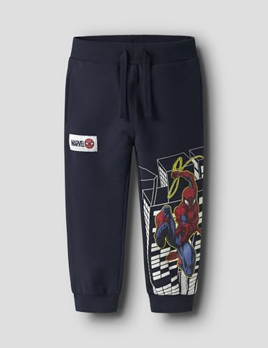 Pantalón de chándal azul para niños con estampado de Spider-Man 4