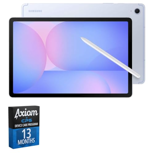 Image of Samsung Galaxy Tab S10 FE 10.9 inch Tablet, 128GB, Blue + 13-Month Axiom Care