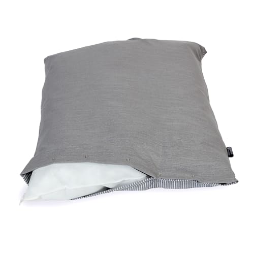 Danish Design Rustic Stripes Grey Duvet Cover Medium - Image 3