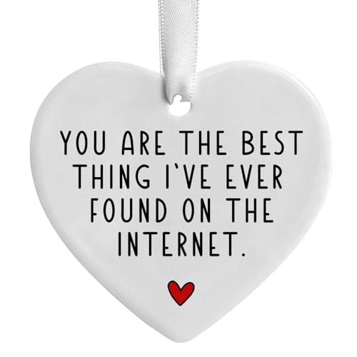 Best Thing Heart Ceramic Ornament