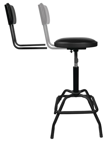 Image of Performance Tool W85016 Pneumatic Stool w /Removable Backrest