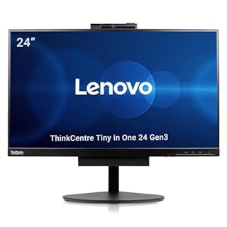 Lenovo PC Computer All in One ThinkCentre Tiny In One 24 Gen3, Schermo 24" Full HD, Processore Core Intel i5-8400T, Memoria Ram 8Gb SSD, Disco 256Gb, Win 11 Pro (Ricondizionato)