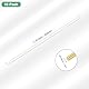 M METERXITY 10 Stück Messingstange, 1mmx300mm H59 Massivmessing Rundstangen für Messergriffstifte Messermachenzubehör/Wellenstifte Handwerk/Modell DIY, Drehstift Dübel Rohrstock