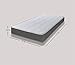 eXtreme comfort ltd Cooltouch Colours Grey Shorty Mattress - 75x175cm, 18cm deep. Memory Foam and Coil Spring Hybrid Mattress, Plush Comfort, UK Made Mattress in a Box