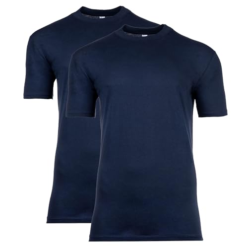 T-shirt homme col rond HOM Harro lot de 2 basiques haut de gamme en coton peigné