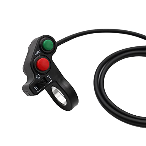 Universal Horn Turn Signal Light On/Off Switch for 7/8\'\' Handlebar Dirt Bike Scooter ATV Motorcycle - Thumbnail 7