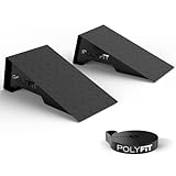 Squat Wedge for Weightlifting - Heavy Duty Steel Squat Ramp for Heel Elevated Squats