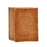 Schönera® klassische Aleppo-Seife – zertifiziert, Haut- Dusch- & Haarseife, 6 Jahre gereift, Rezeptur aus der Antike - Handgemacht Seife (200 gr 50% Lorbeeröl & 50% Olivenöl)