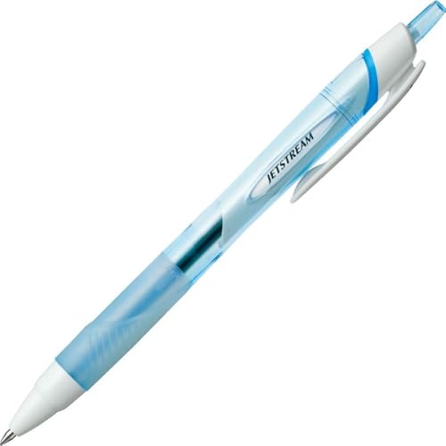Amazon | 三菱鉛筆 油性ボールペン ジェットストリーム 0.7 水色 書き