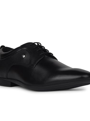 Image of Hush Puppies Men's Derby Shoes | Stylish, Comfortable Formal Footwear | Durable Leather, Lace-Up Design | Perfect for Office, Formal Events Everyday Wear