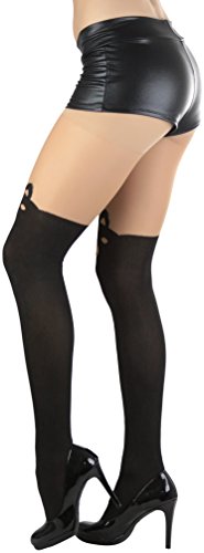 Image of ToBeInStyle Women's Cute Thigh High Printed Character Tights