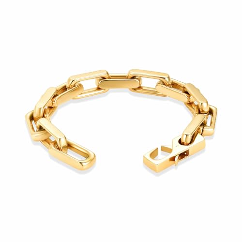Pulsera De Urna Conmemorativa para Cenizas Clip De Enlace Ajustable Pulsera De Recuerdo para Un Ser Querido Brazalete De Joyería De Cremación para Hombres Y Mujeres-Oro-20cm