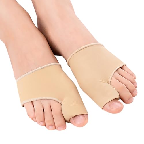 1 Par Corrector Hallux Valgus, Corrector de juanetes,Separador De Silicona Gel Suave para Aliviar el Dolor, Endereza el Dedo Gordo del pie, Protector Enderezador para el Dedo del pie, Universal