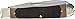 Old Timer 69OTCP Premium Trapper 7.4in High Carbon S.S. Traditional Folding Pocket Knife with Clip Point Blade, Sawcut Handle, and Convenient Size for Everyday Carry, Hunting, Camping, and Outdoors