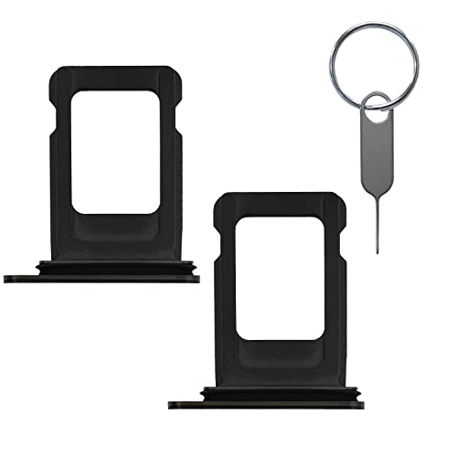 Lozop 2 Pack Sim Card Tray Holder Replacement For Iphone 12 Pro 6.1 Inch & Iphone 12 Pro Max 6.7 Inch With Waterproof Rubber & Eject Pin (Pacific Blue) #TOP5