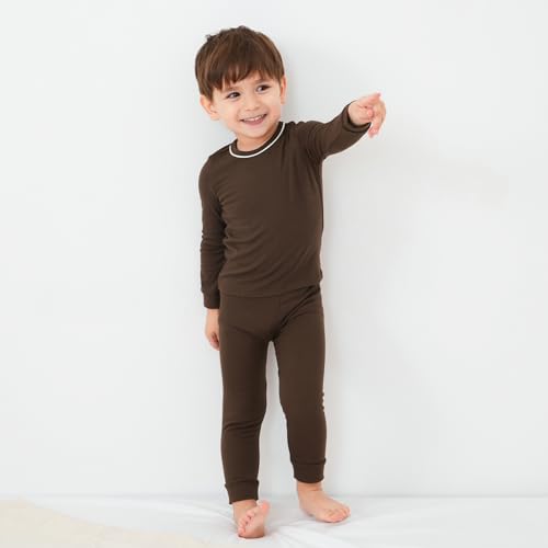 Image of pureborn Baby Pajamas Set Toddler Snug Fit Cotton Sleepwear 2pcs 12M-7Y