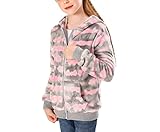 V.&GRIN Girl Zip up Hoodie Sweatshirt Soft Fuzzy Fleece Jacket with Pocket for Girls 5-16 Years