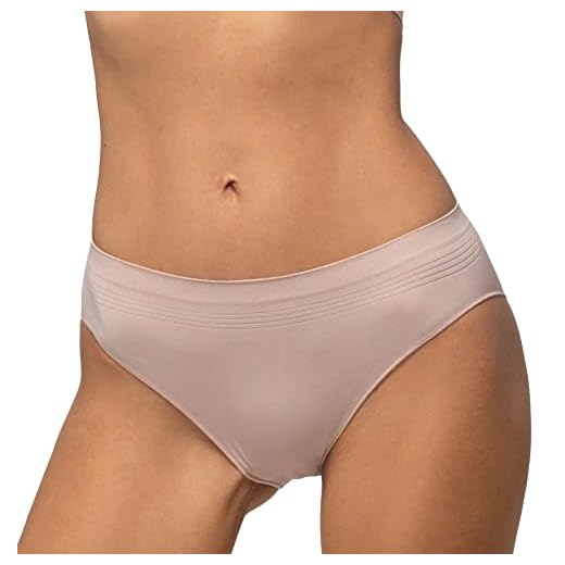 POMPEA 5 x Seamless Microfaser Damen Slip Art. 89624252 (l/xl, skin), Skin, L/XL