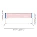 Menolana Badminton Net Set Replacement with Carry Bag Folding Easy Setup Tennis Training Net Pickleball Netting for Outdoor Activities, 3.1m