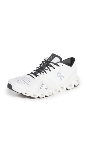 On Running Mens Cloud X Synthetic Textile White Black...