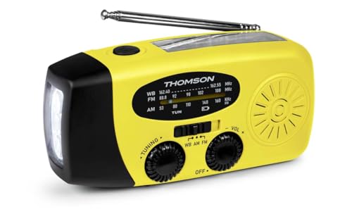 Radio FM solaire portable RT260 pour camping et randonnée en pleine nature
